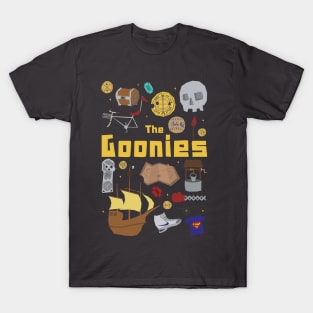 The Goonies paper cut illustration T-Shirt